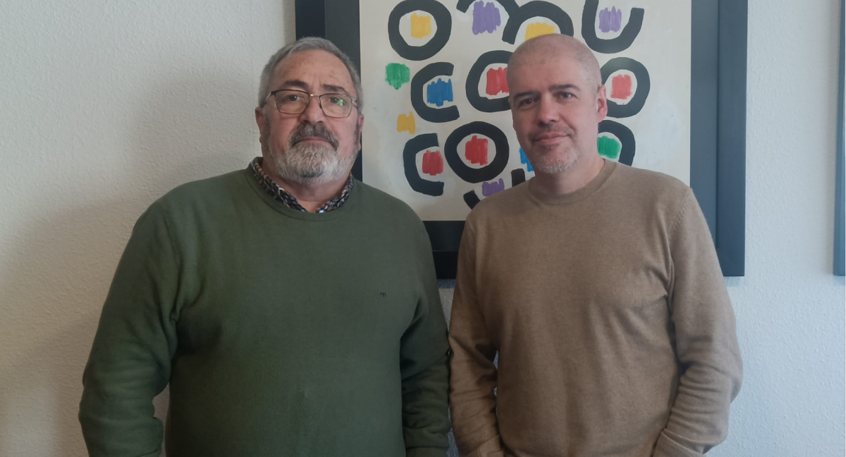 Emilio Postigo, Secretario General de CCOO de Ceuta y Unai Sordo, Secretario General de la Confederacin Sindical de Comisiones Obreras