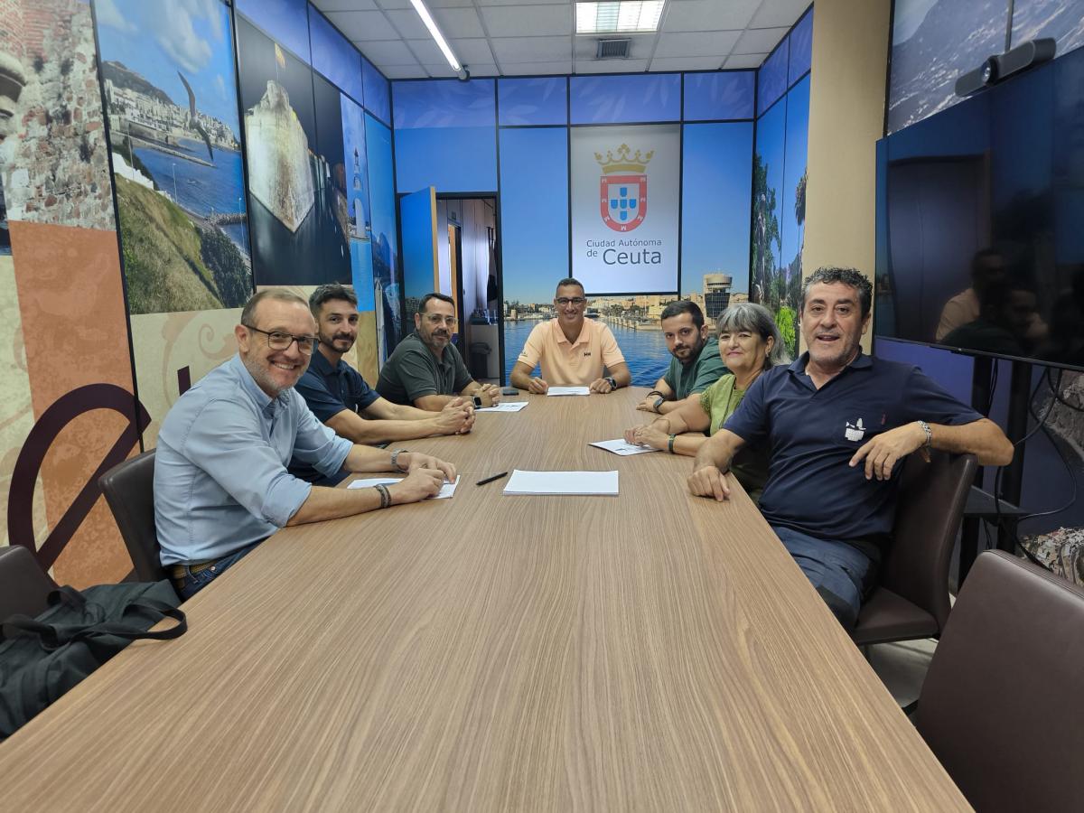 Mesa de negociación del X Convenio Colectivo del Parque Marítimo del Mediterráneo.