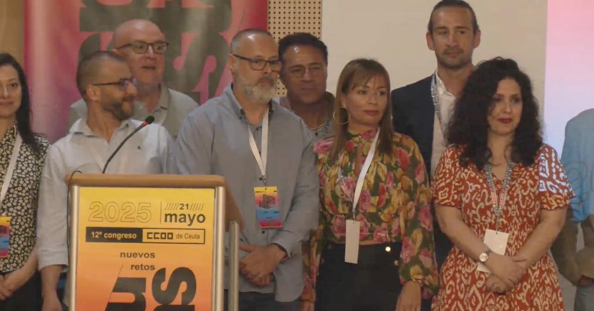 Miembros de Comisiones Obreras de Ceuta.
