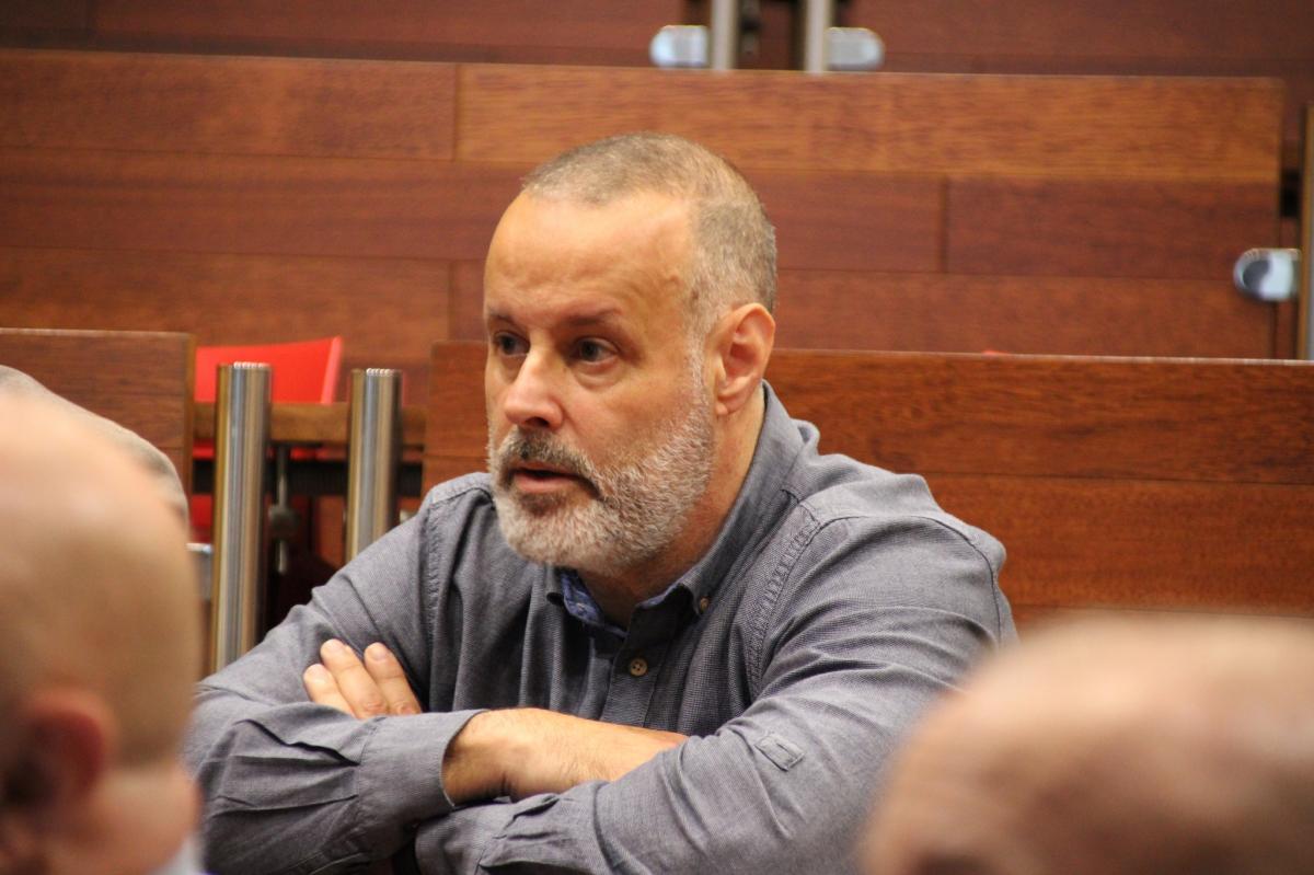 Ángel Lara, secretario general de Comisiones Obreras de Ceuta.