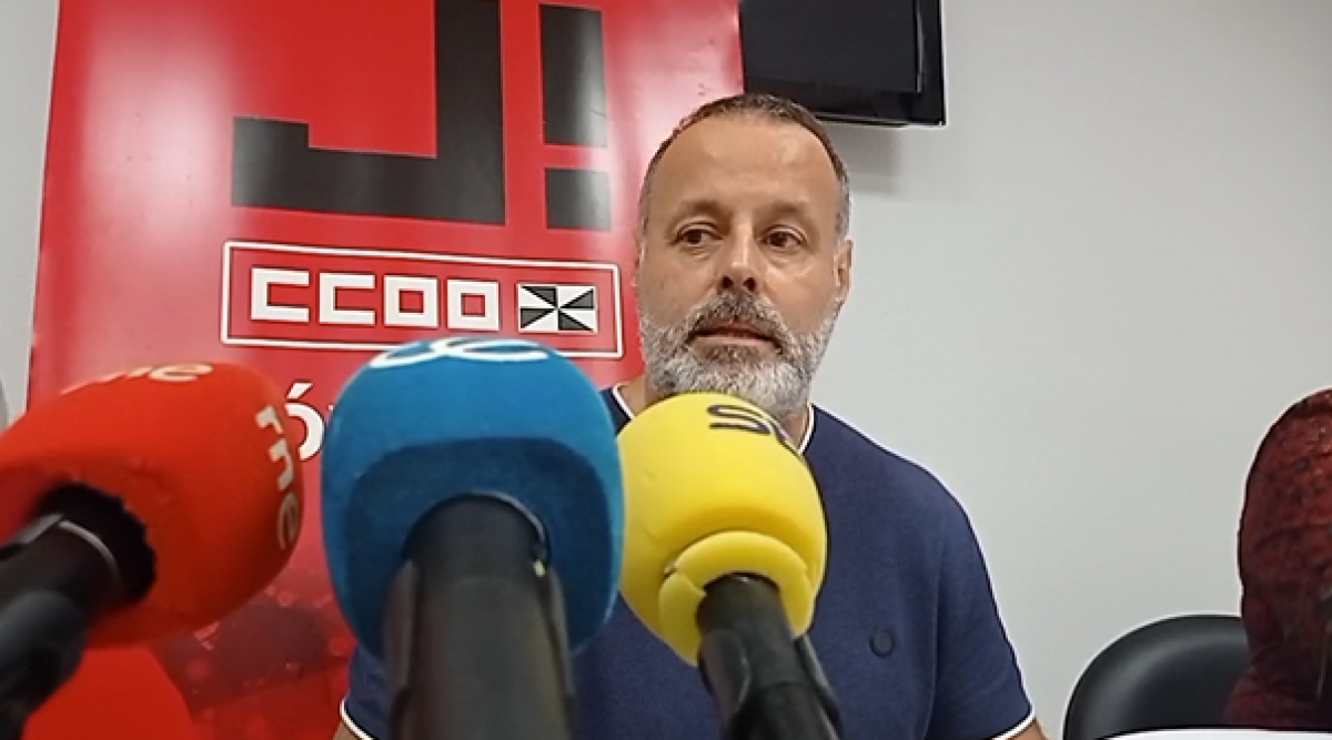 Ángel Lara, secretario de Organización de CCOO de Ceuta