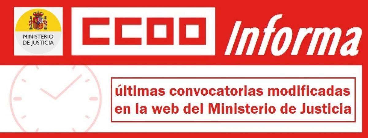 últimas convocatorias modificadas