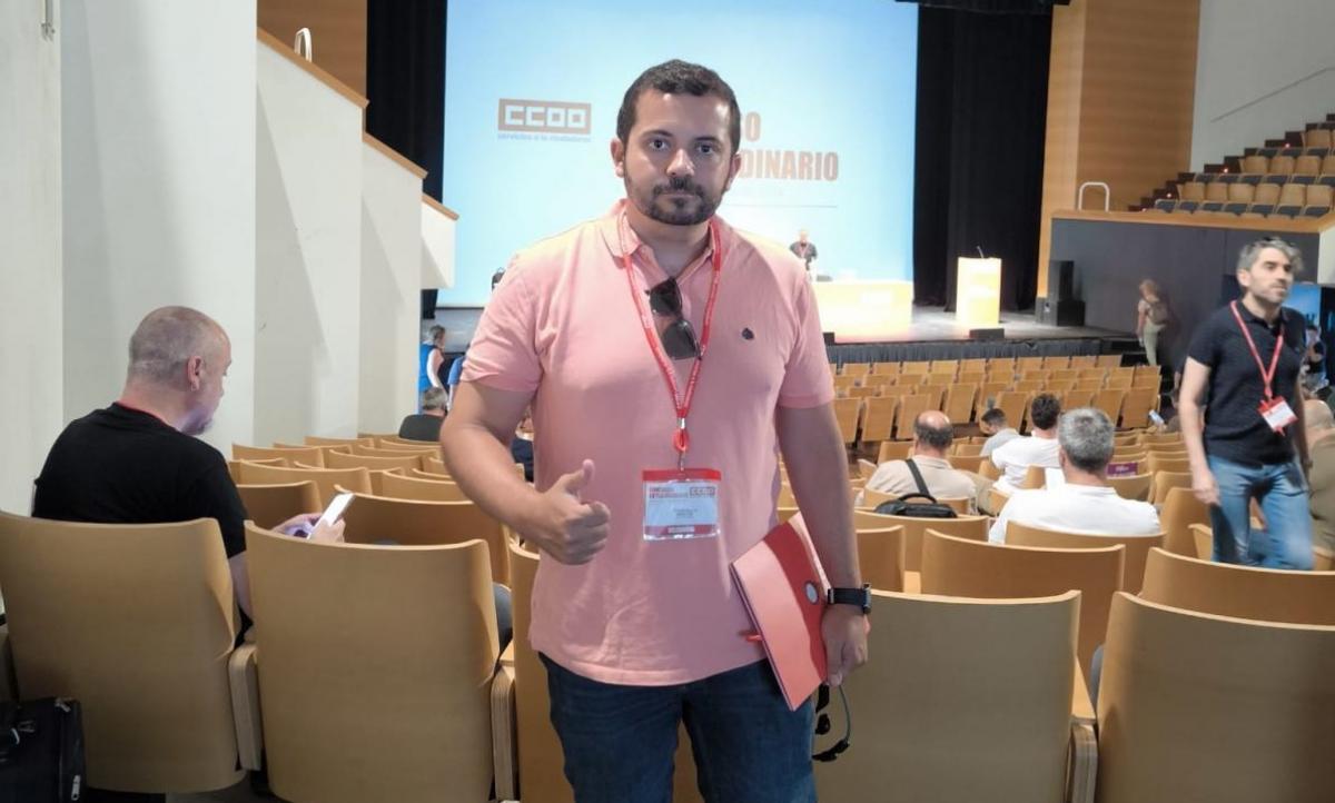 Emilio J. Postigo, secretario general de la FSC-CCOO Ceuta.