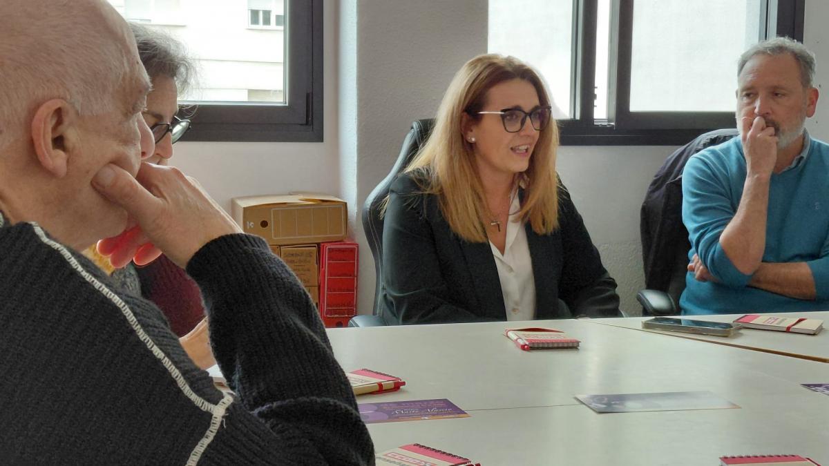 Lorena Díaz, secretaria general de la Federación de Enseñanza de CCOO de Ceuta.