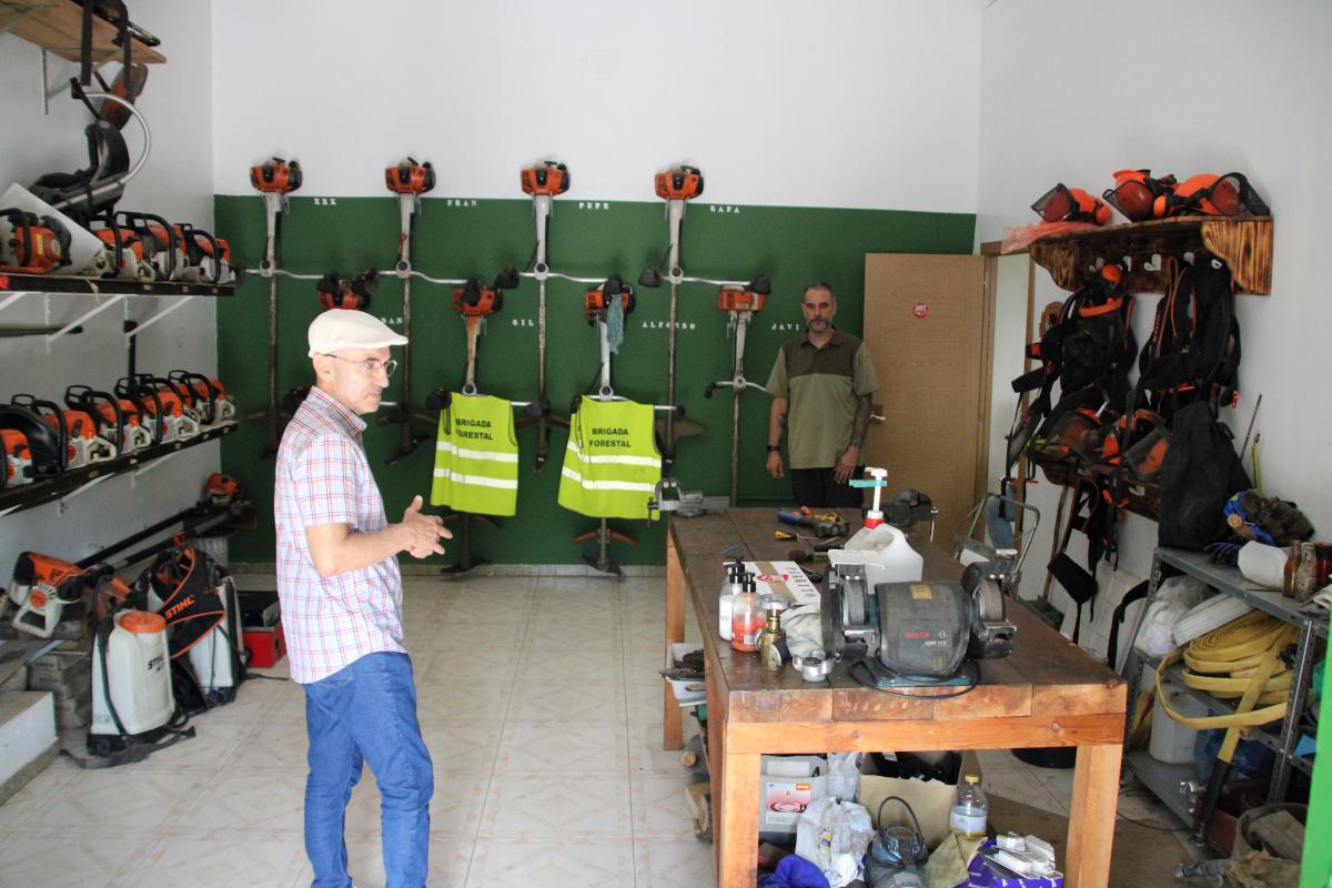 Imagen de la visita a las instalaciones de Obimasa.