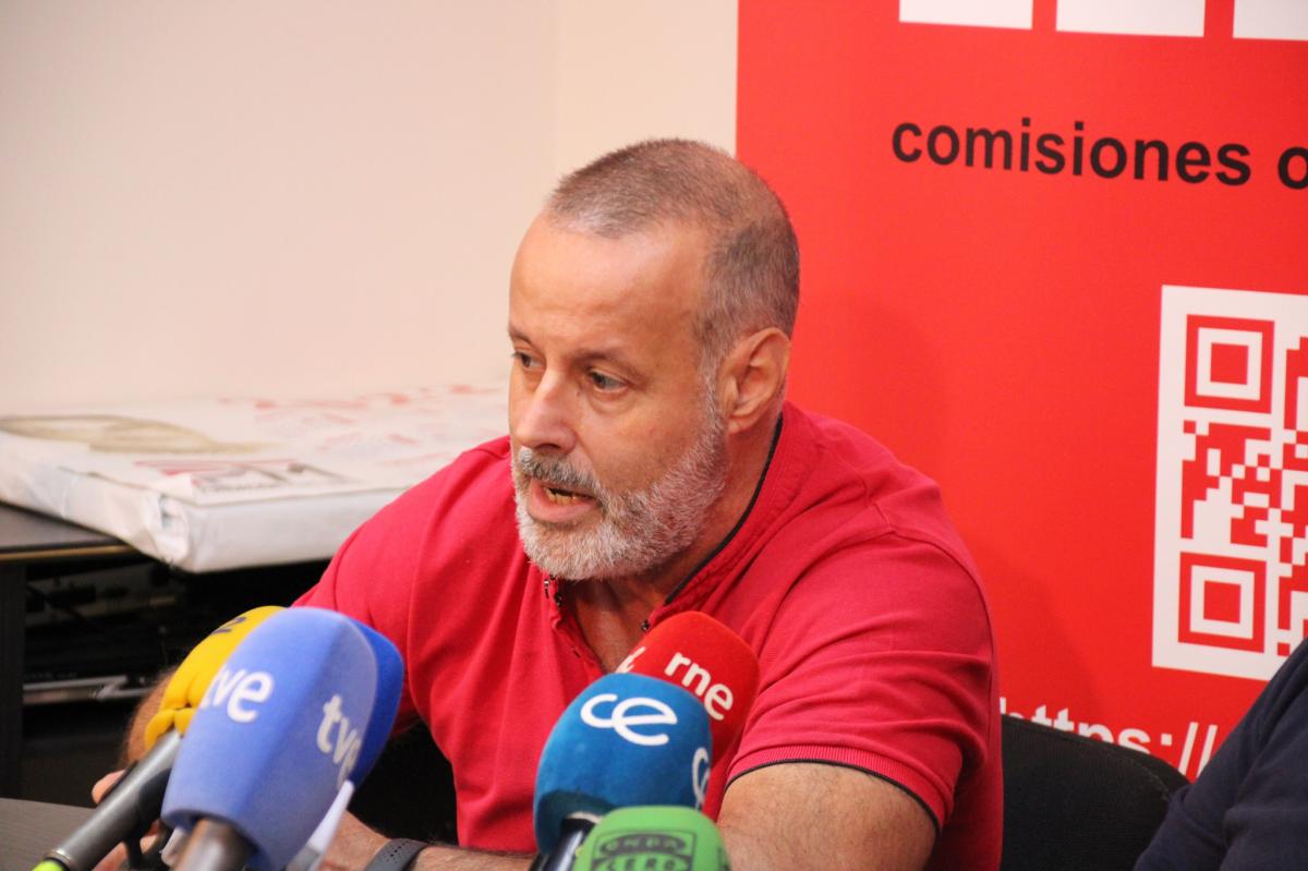 Ángel Lara, secretario general de CCOO de Ceuta.
