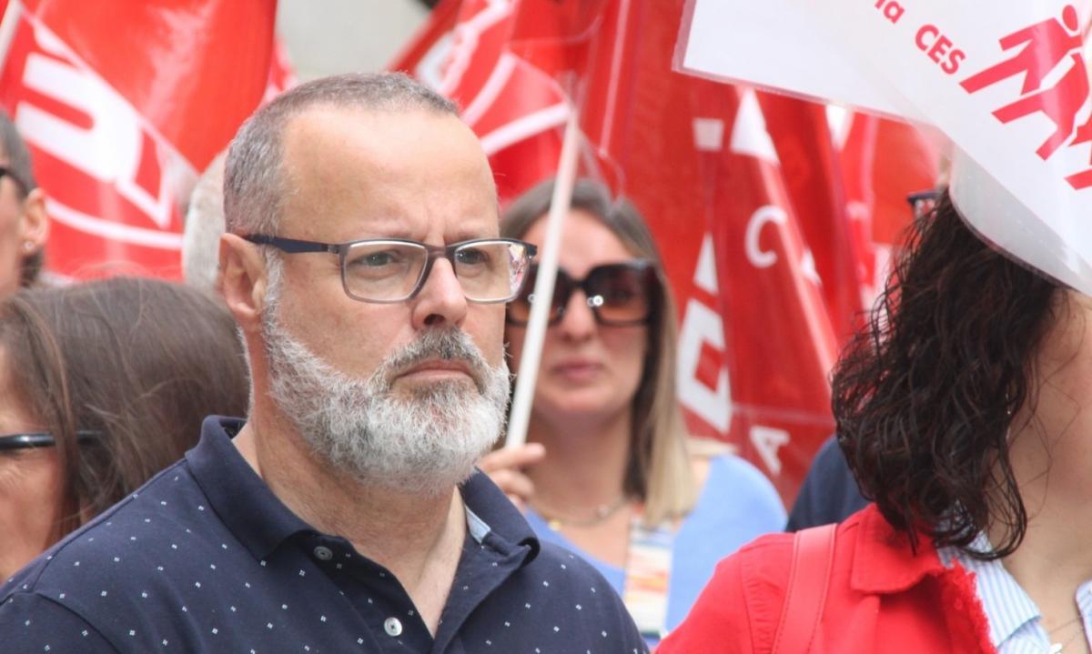 Ángel Lara, secretario general de Comisiones Obreras de Ceuta.