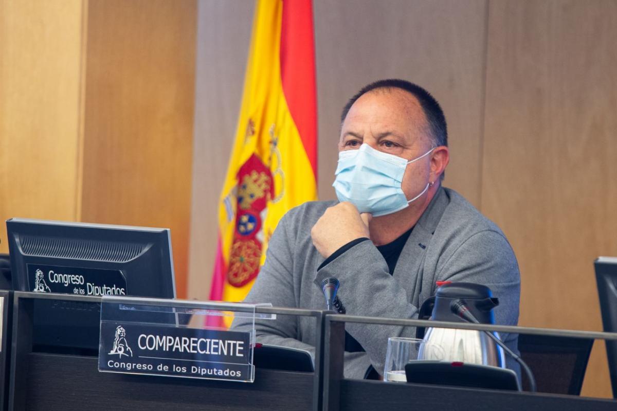 Agustín Martín en la Comisión de de Industria, Comercio y Turismo del Congreso de los Diputados
