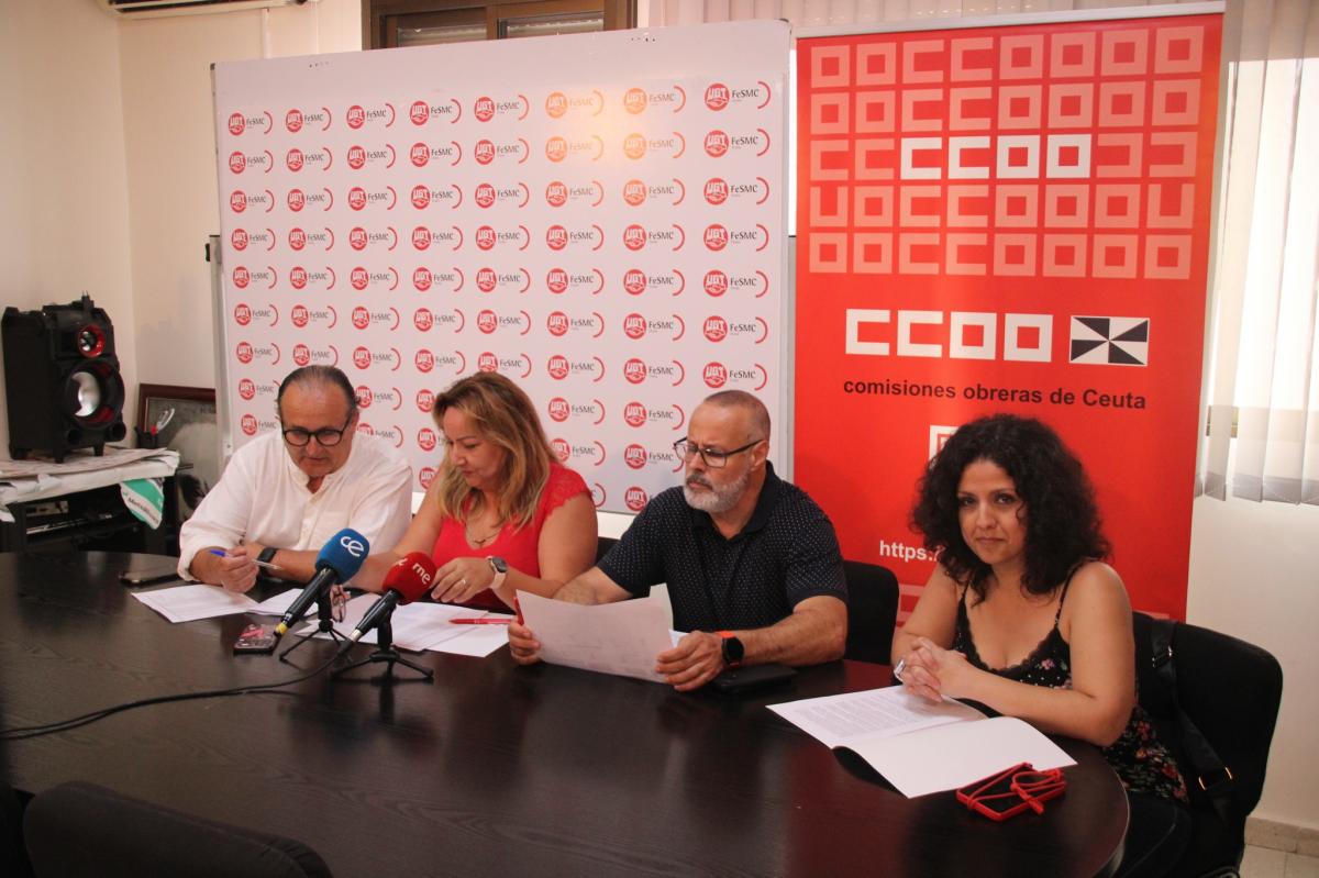 Imagen de archivo de la rueda de prensa para anunciar las movilizaciones.