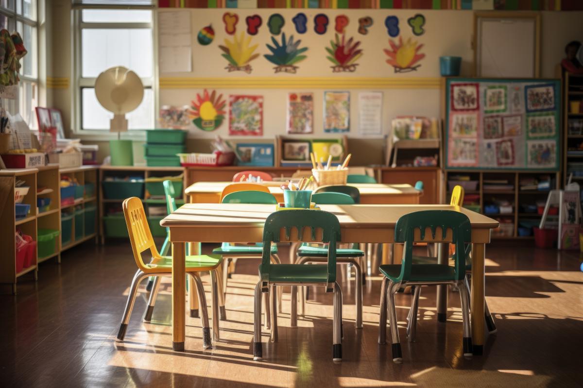 Imagen de un aula.