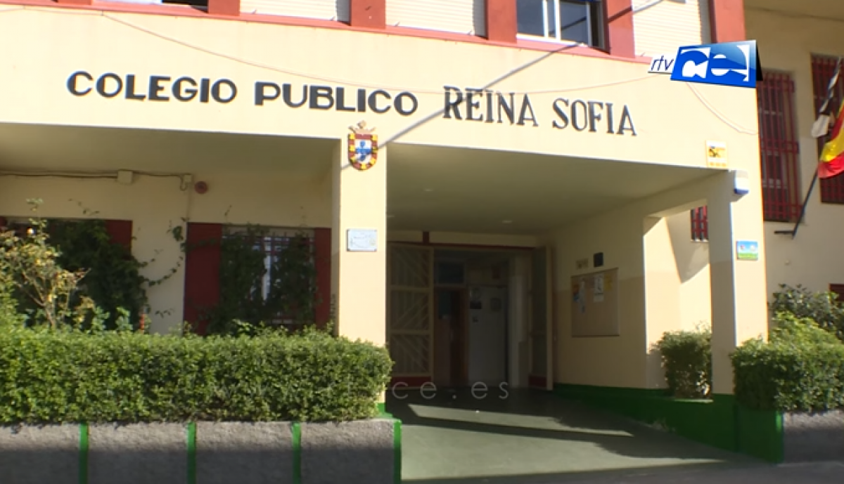 CEIP Reina Sofía. Imagen de RTVCE.