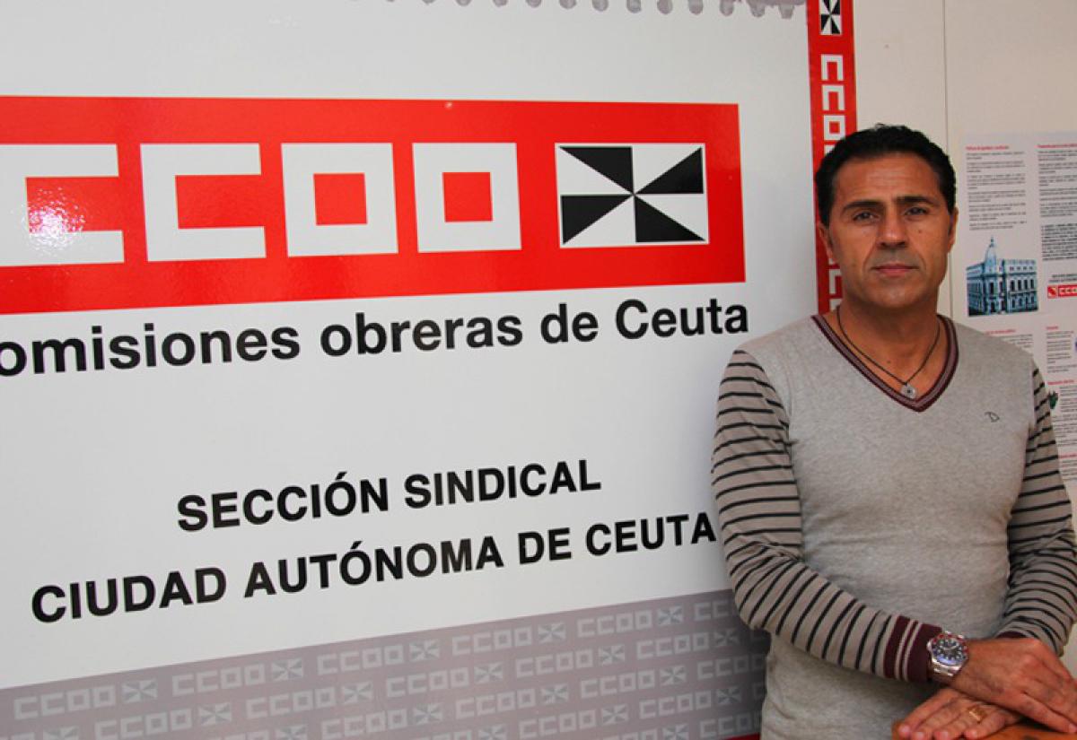 José López, Secretario General de la Sección Sindical del Ayuntamiento de Ceuta de CCOO
