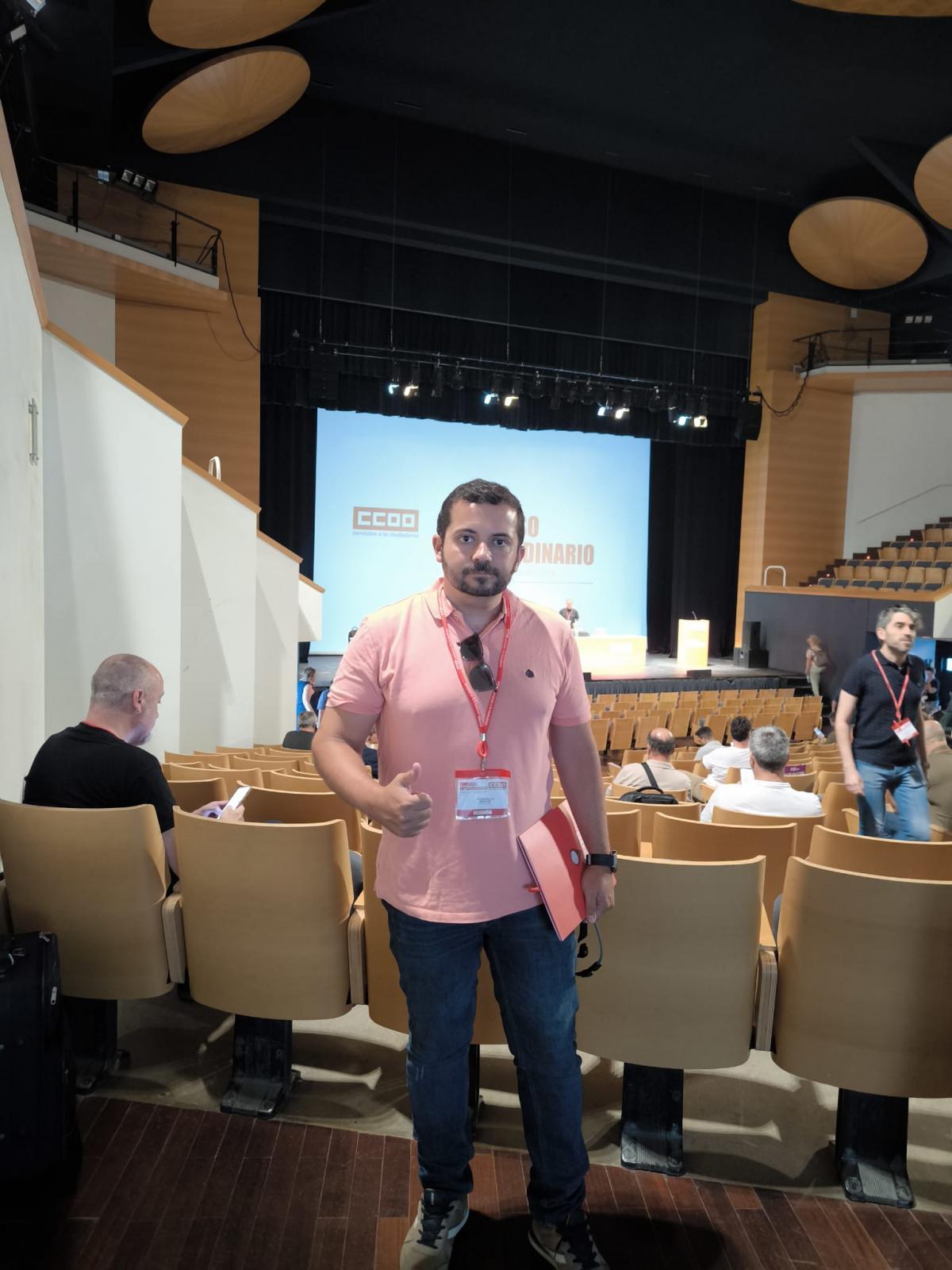 Emilio J. Postigo, secretario general de la FSC-CCOO de Ceuta.